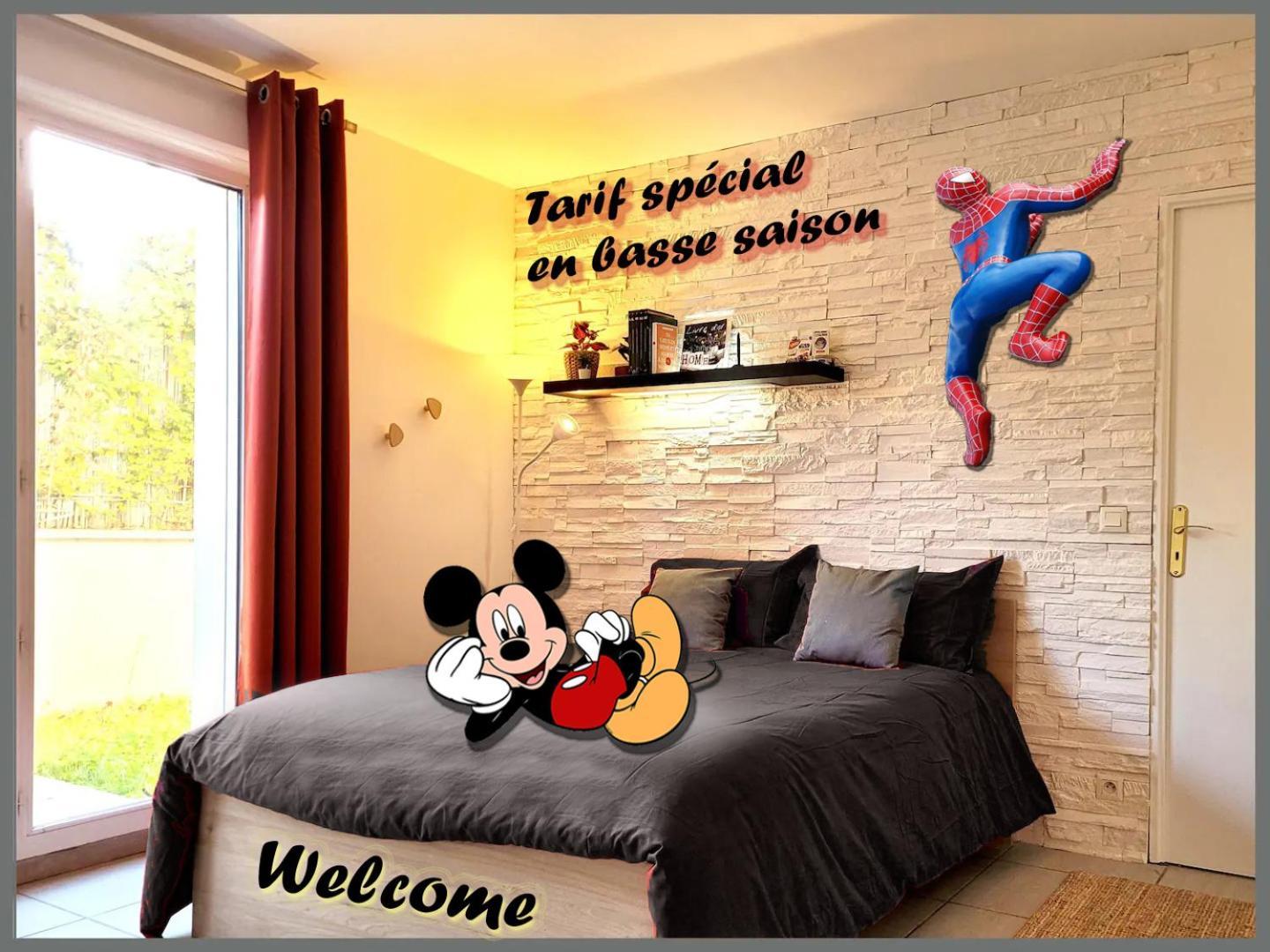 Appartement Avec Salle De Jeux Privee,10Min De Disney Transport En Commun 6 Couchages Chanteloup En Brie Exterior foto